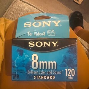 Sony Blue 8mm Video8 Tape